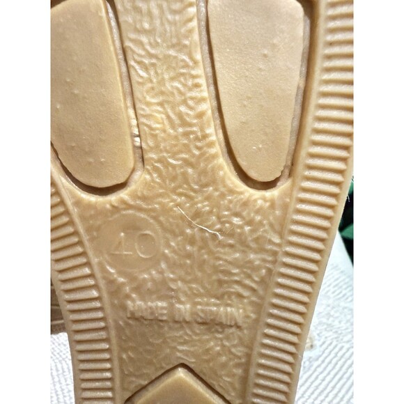 Espadrilles Ankle Tie Wedge Espadrilles EU 40 US 9 Made in Spain - Picture 7 of 8